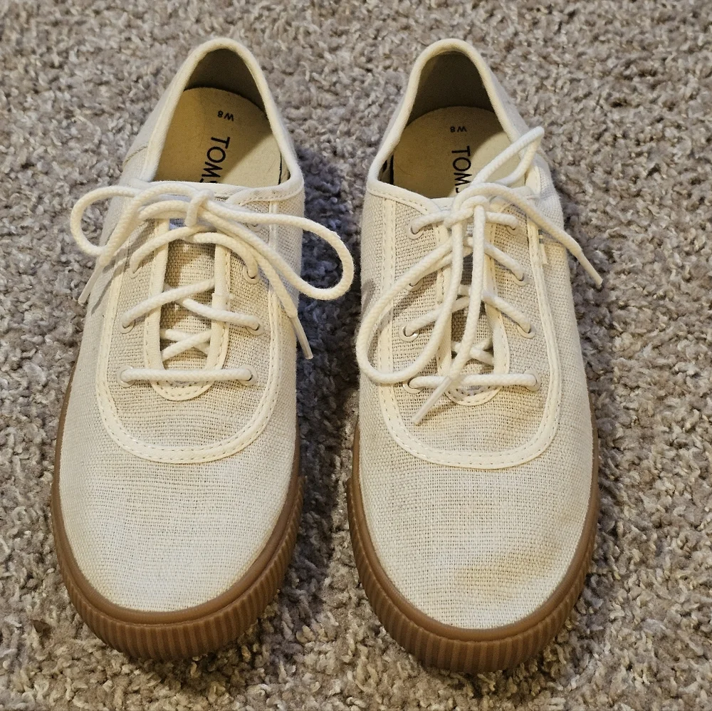 Toms Carmel Sneakers Topanga Collection - Birch Size 8
